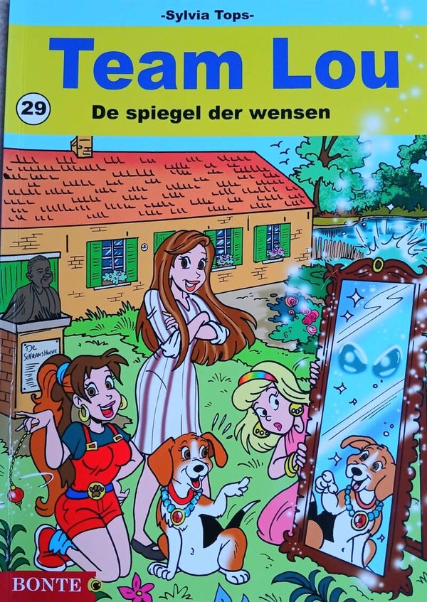 Stripboek Team Lou 29. De spiegel der wensen