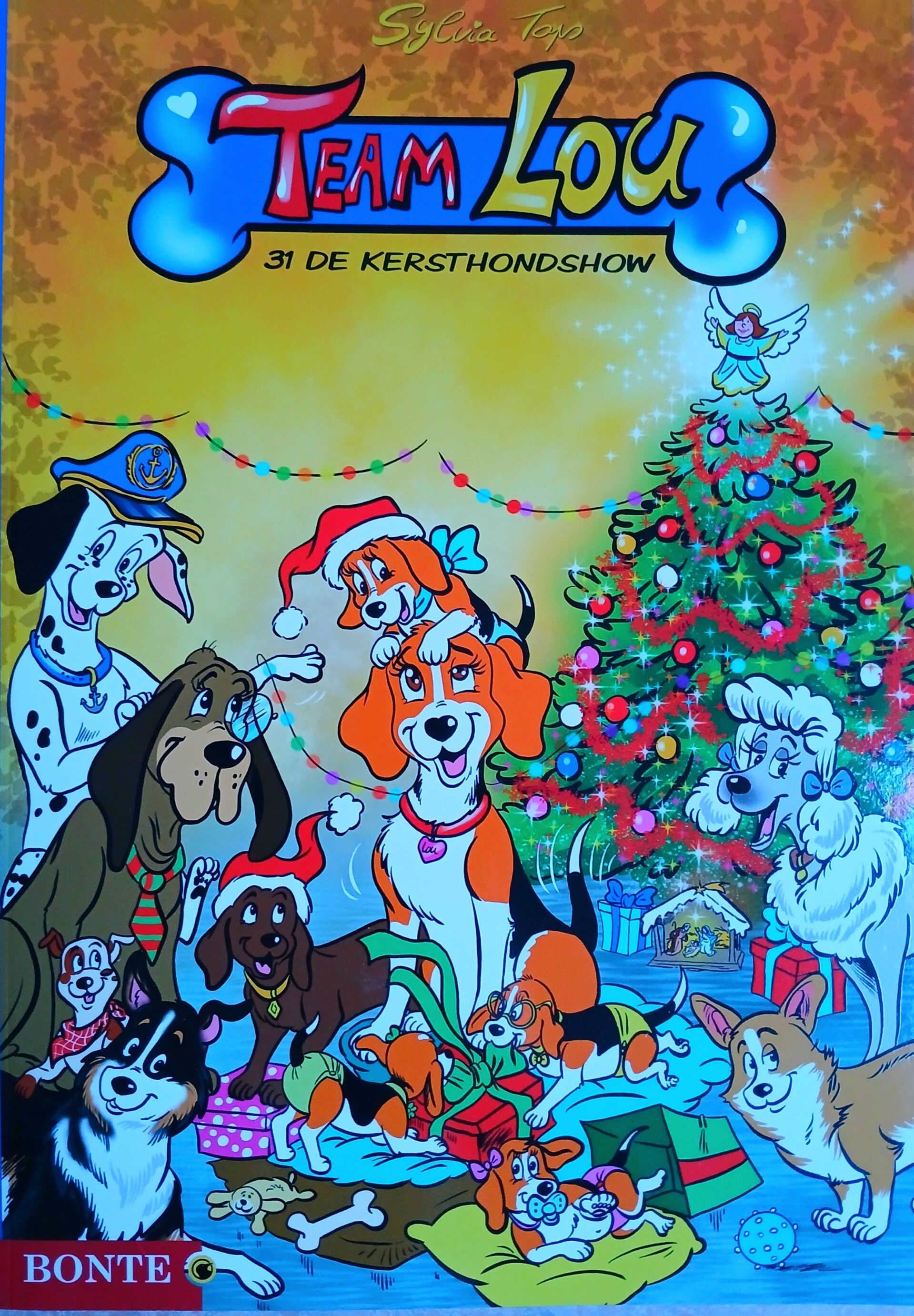 Stripboek Team Lou 31. De kersthondshow