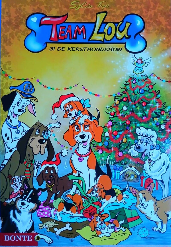 Stripboek Team Lou 31. De kersthondshow