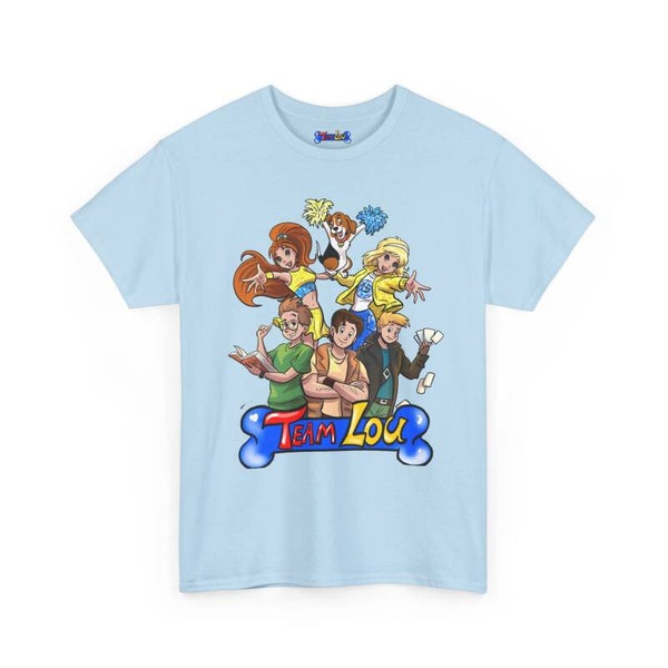 Team Lou T-Shirt Groepsprint – Officiële Strip Merchandise