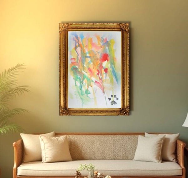 Unique Abstract Dinosaur Fine Art Print