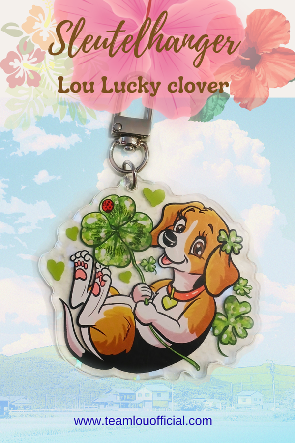 Sleutelhanger Team Lou "Lucky Four-Leaf Clover Keychain"
