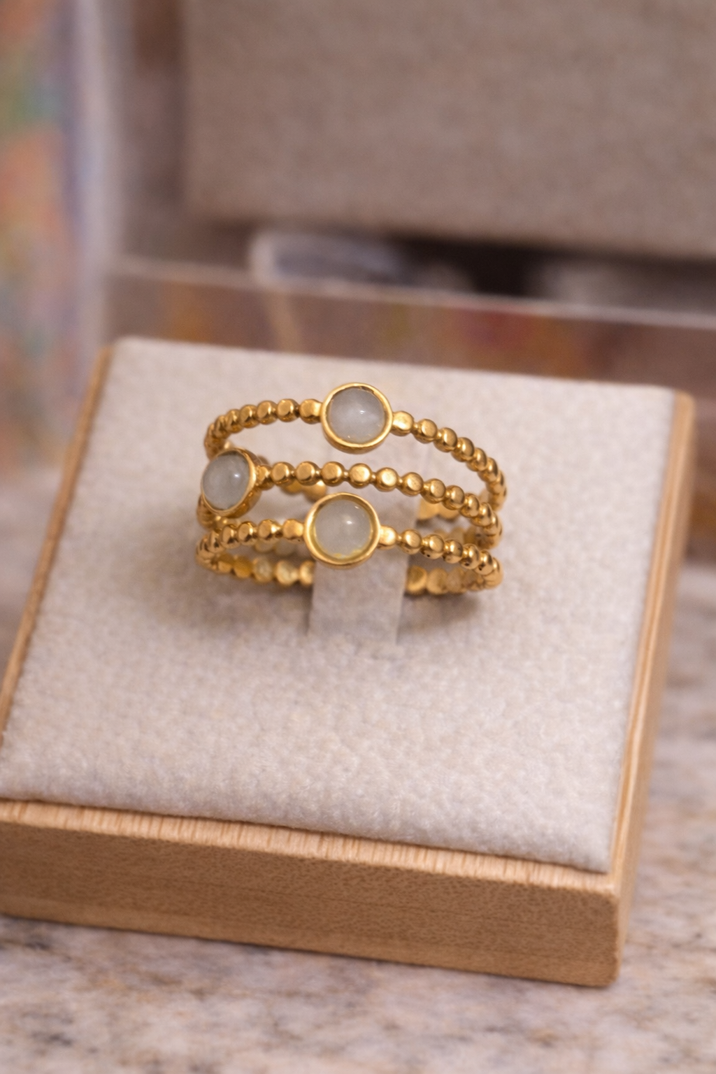 Bague triple