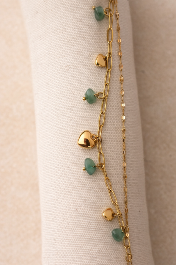 Bracelet breloque double