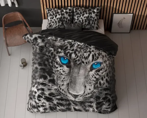 Funda nórdica de algodón - Grey Cheetah