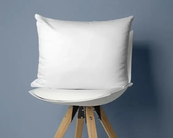 Fundas de almohada de satén de algodón - Blanco