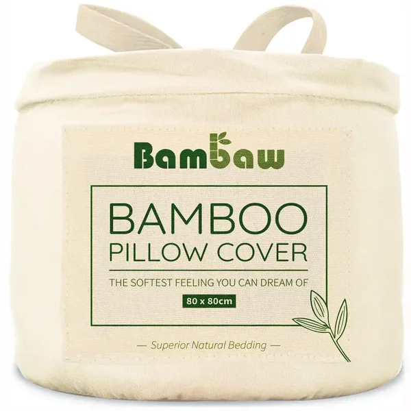 Funda de almohada de bambú - Beige