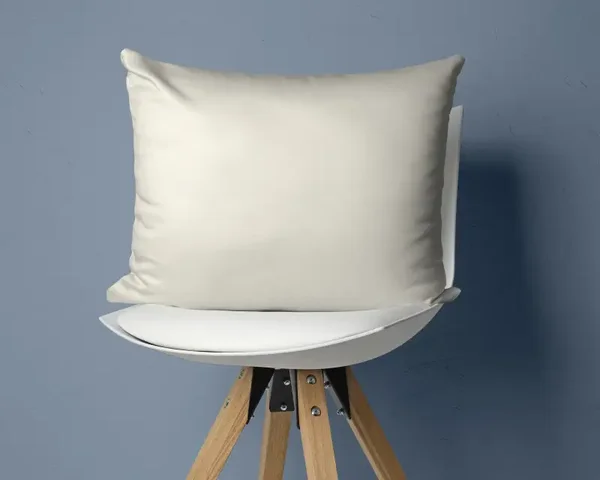 Fundas de almohada de satén de algodón - Crema