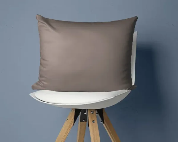 Fundas de almohada de satén de algodón - Topo