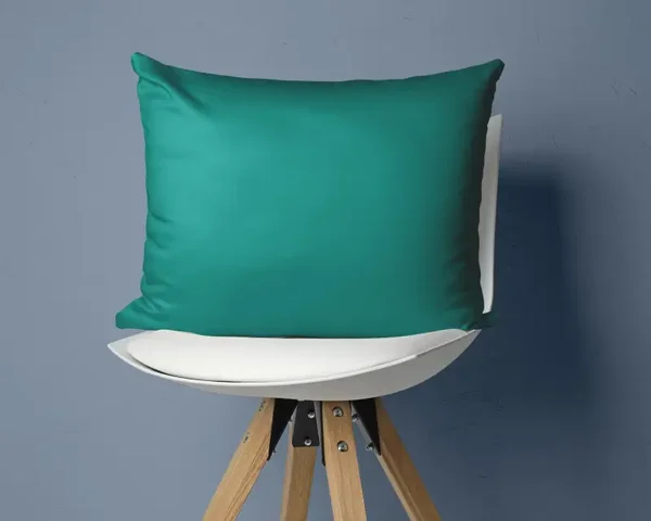 Fundas de almohada de satén de algodón - Verde