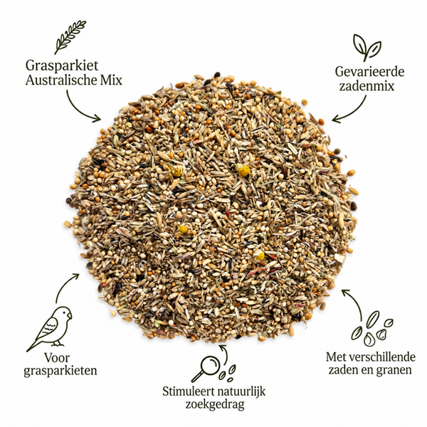 Grasparkiet Australische Mix
