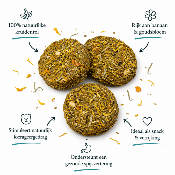 Kruidenrol banaan 🍌 goudsbloem
