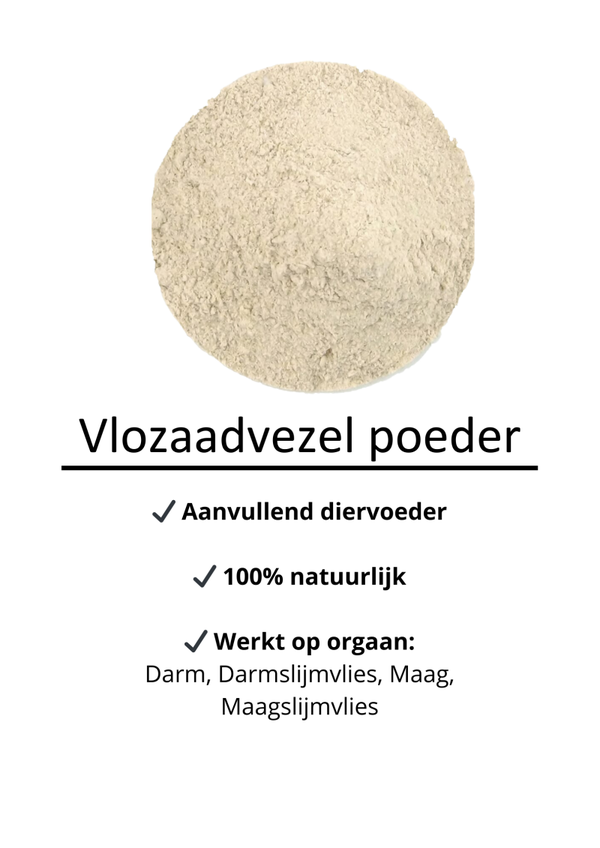 Vlozaadvezels poeder