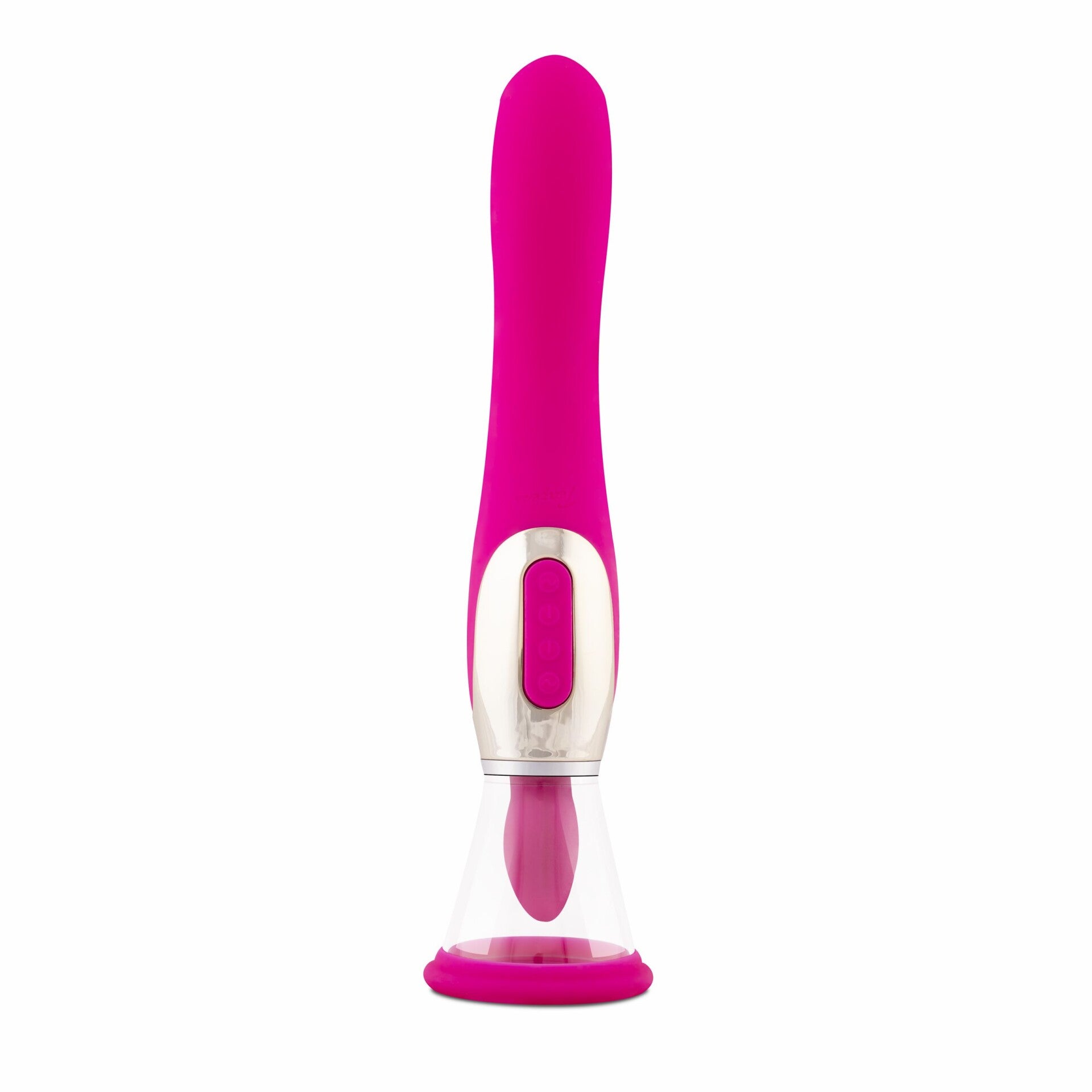 Teazers - Pleasure Pump Met G-Spot Vibrator - Roze