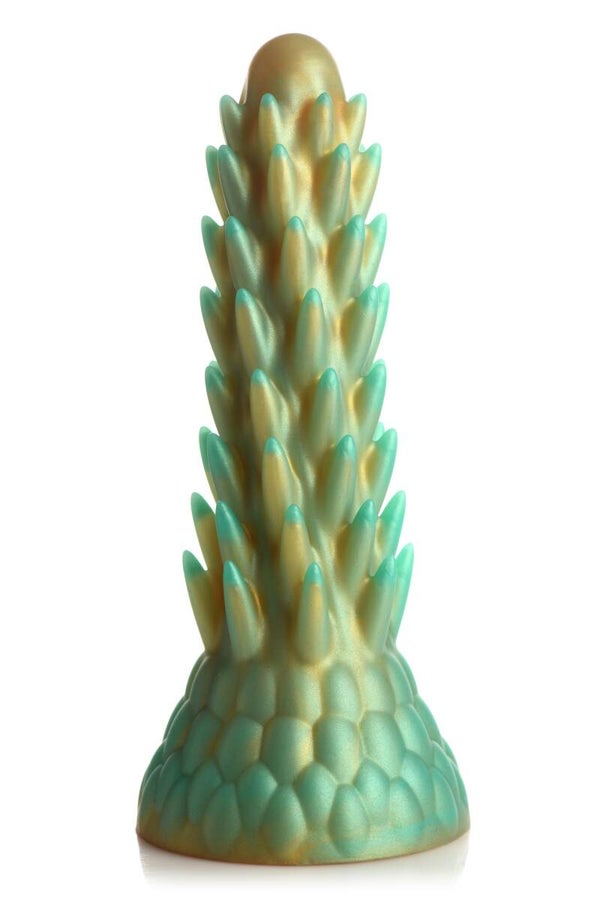Stegosaurus Spiky Reptiel Dildo - Groen