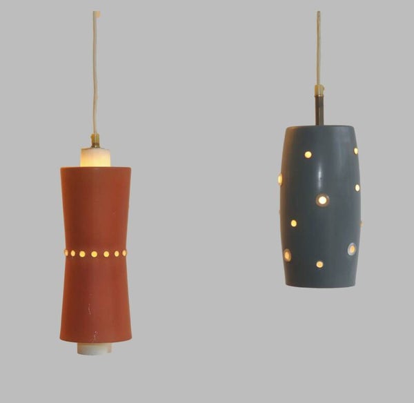 two german 50ies hanging lamps