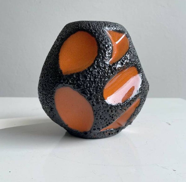 Roth Fat Lava vase orange