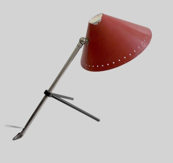 Hala Pinocchio desk or wall lamp red