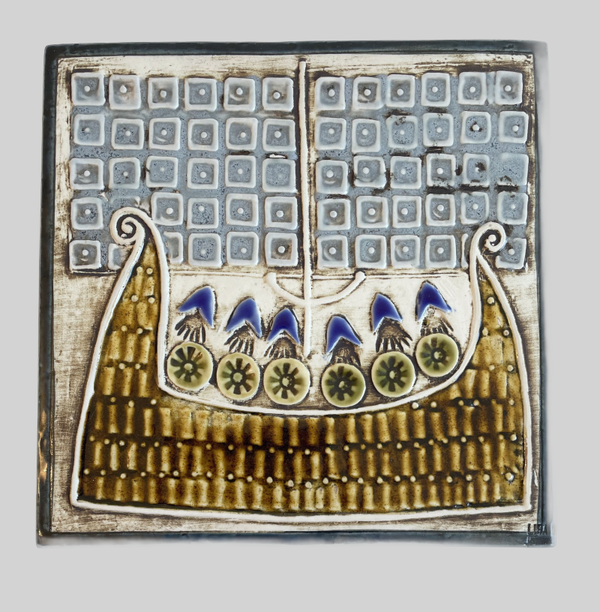 Lisa Larson Unik wall plaque for Gustavsberg