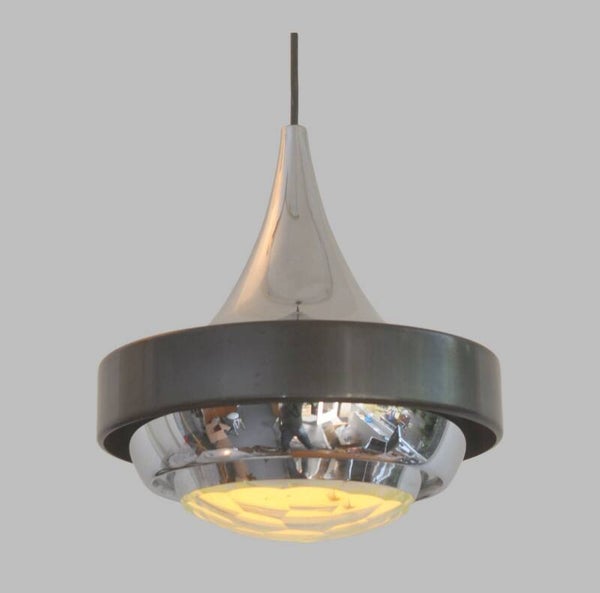 Stilnovo hanging lamp with faceted lens