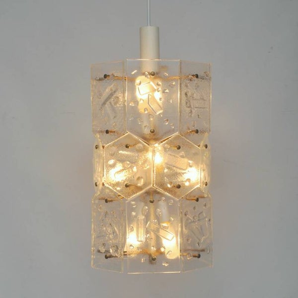 Architectural German ceiling light, TWELVE available