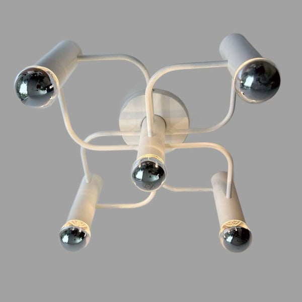 Leola ceiling light attributed to Gaetano Sciolari
