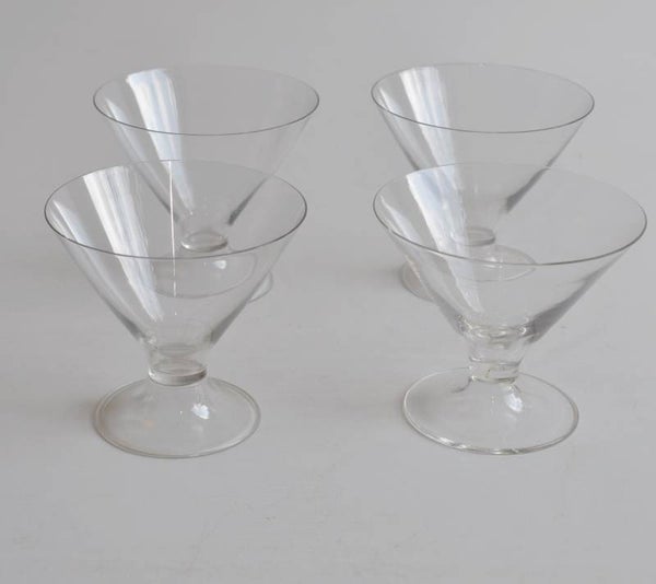 Crystal glass "Cyrano" by Gerard Müller, executed Josephinenhütte Schreiberhau, two sets available
