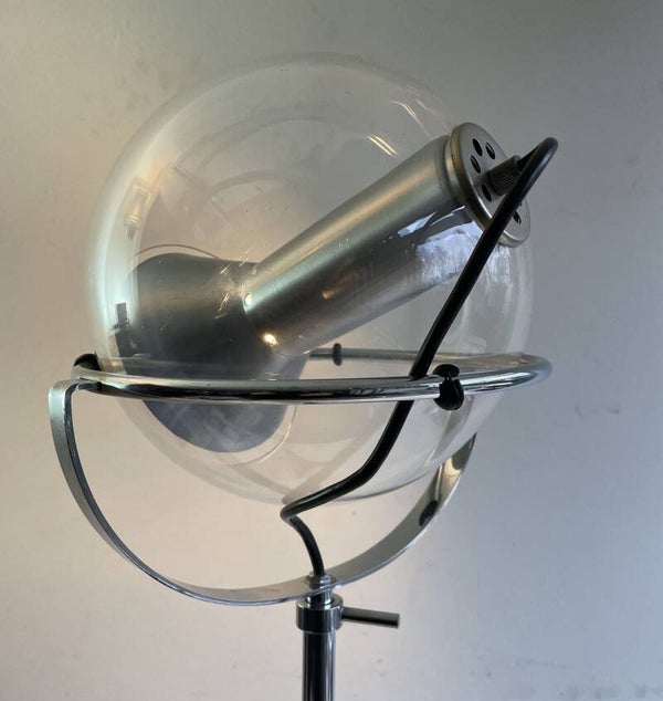 Raak Globe 2000 standing light Frank Ligtelijn clear glass