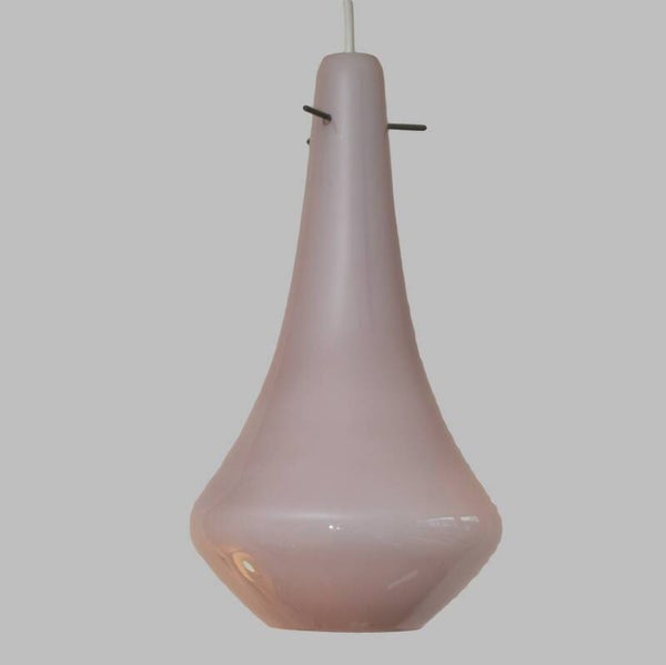 cased glass pendant lamp