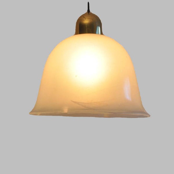 Flower shaped pendant lamp Glashütte Limburg