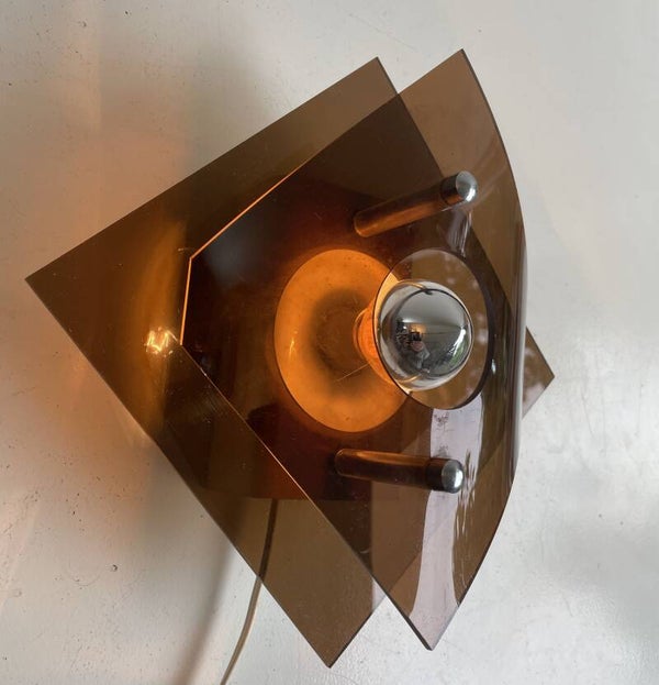 Herda 70s perspex wall light