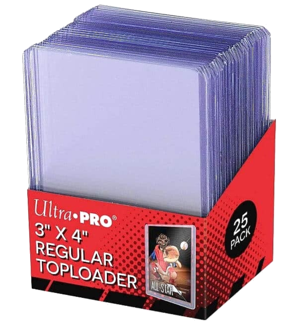 Ultra Pro 3" x 4" REGULAR Toploader - 25 Stück