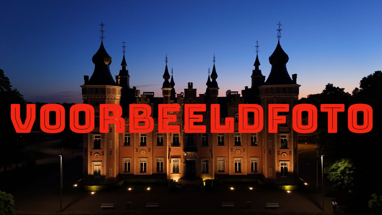 Kasteel van Dilbeek - afdruk op canvas