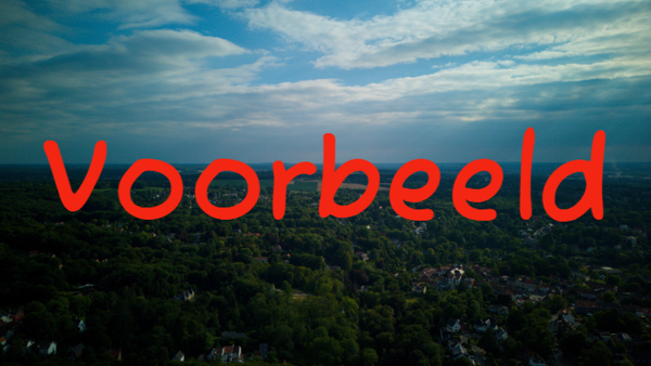 Luchtfoto - Landschap met bewolkte hemel