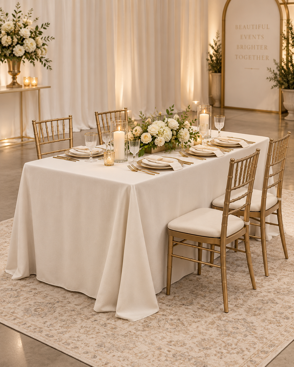 6-Foot Rectangular Banquet Table