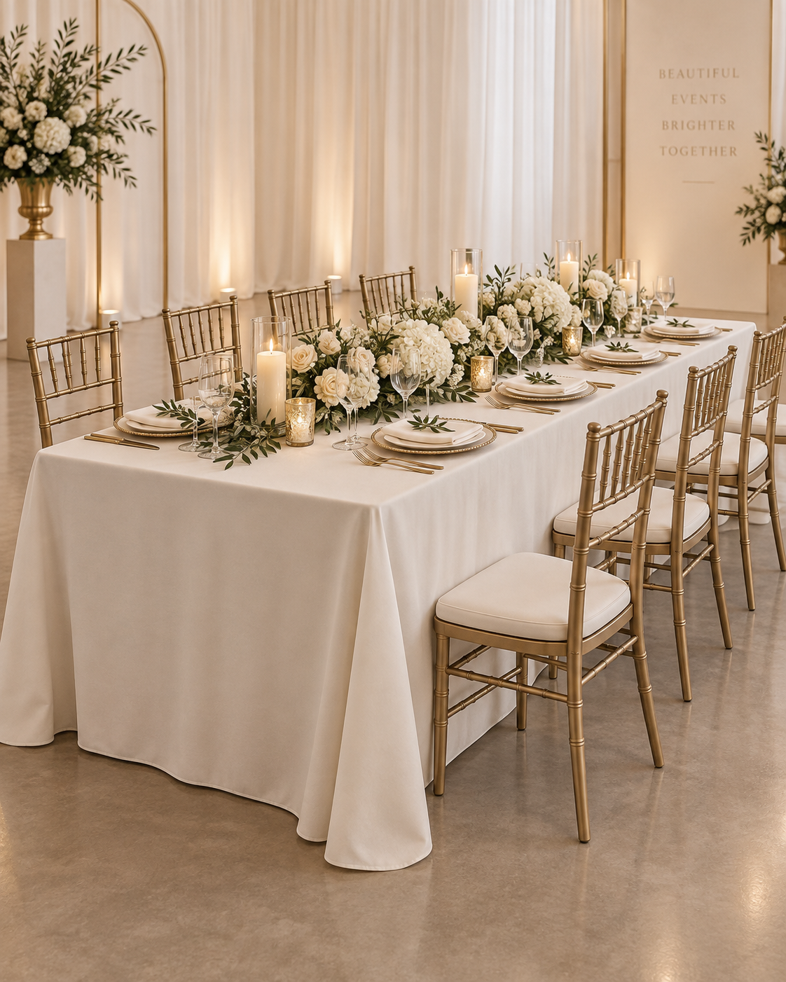 8-Foot Rectangular Banquet Table