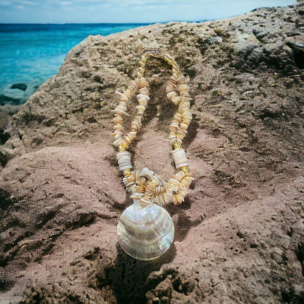 Cream Seashell Necklace