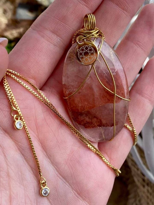 Cherry Quartz Pendant