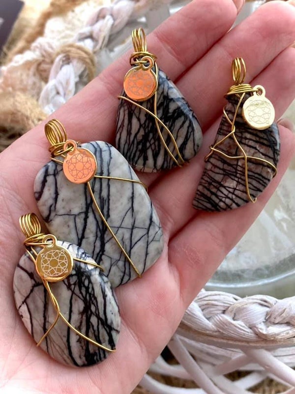 Zebra Jasper Pendant