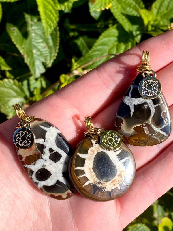 Septarian Dragon Pendant
