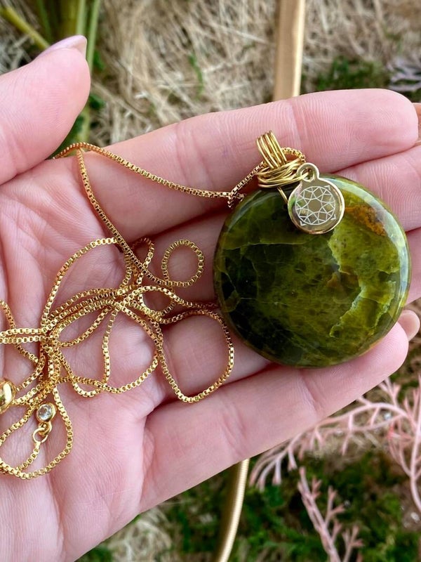 Green Opal Pendant