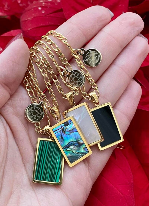 Crystal Portrait pendants