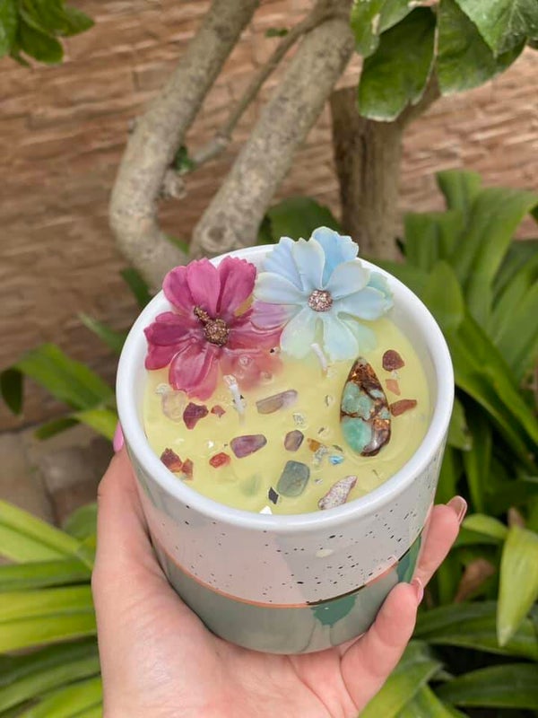 Sea Sediment Chakra Candle