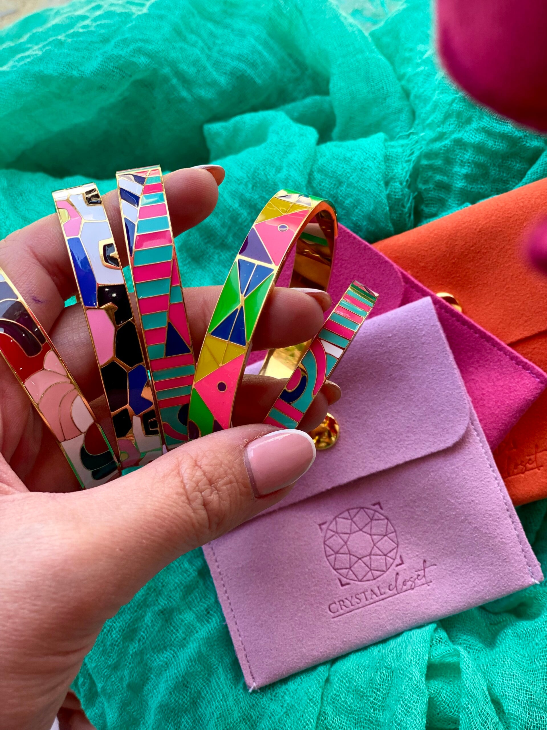 Punta Cana 18kt Gold plated Bangles