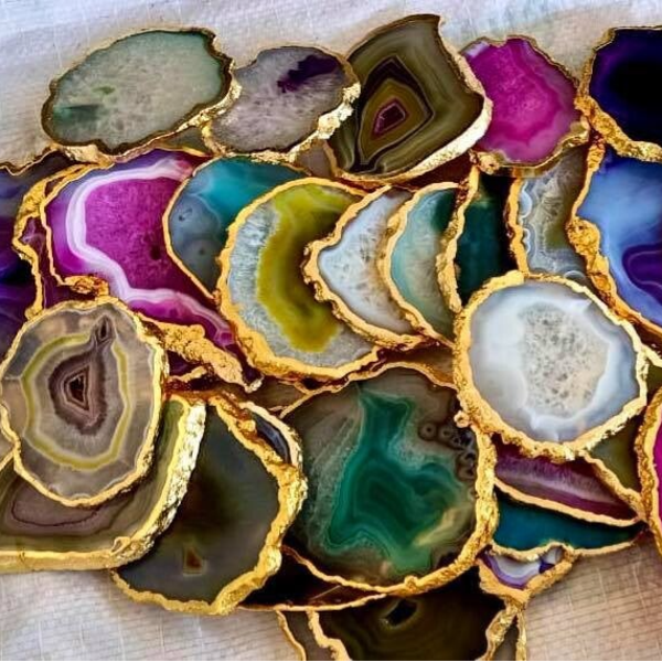 Onyx Coasters Set of 4