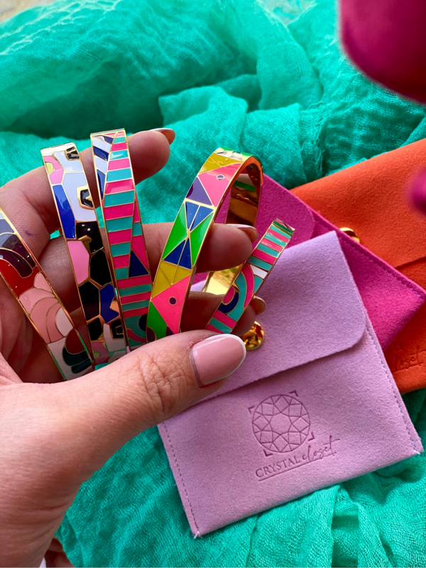 Punta Cana 18kt Gold plated Bangles