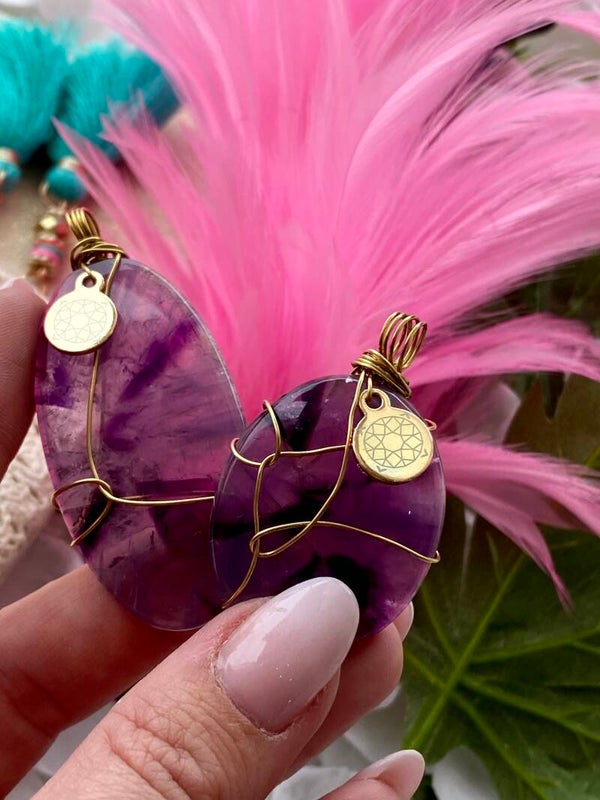 Star Amethyst pendant