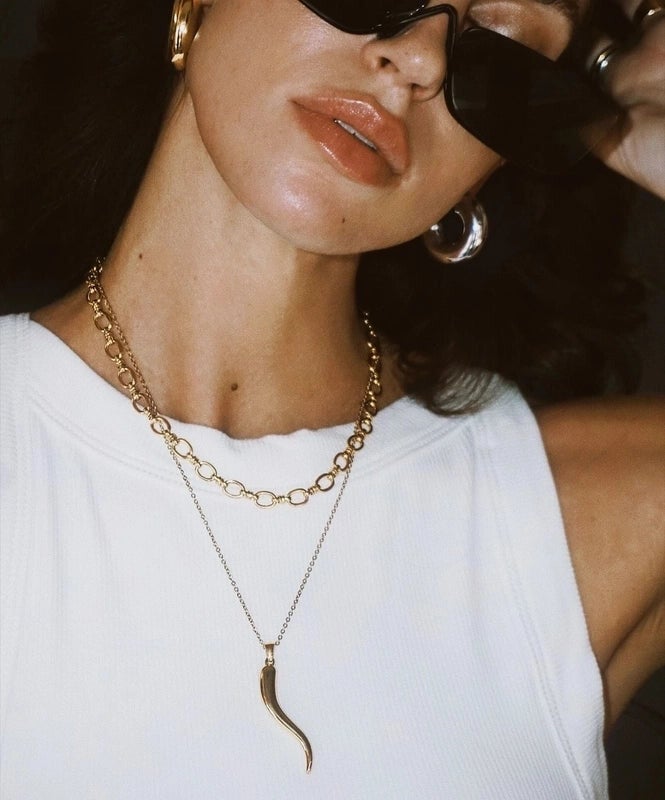 Minimalist 2 piece 18kt Gold plated set