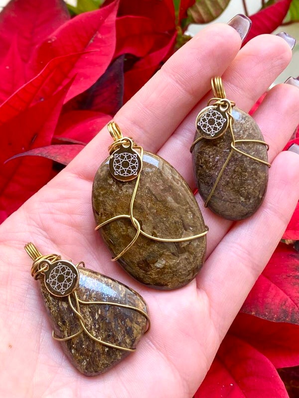 Brown Jade Pendant