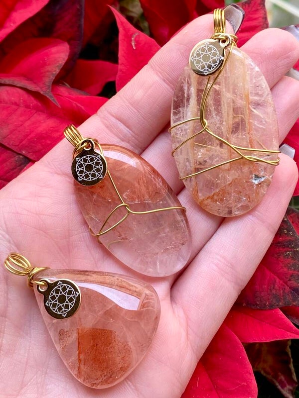 Cherry Quartz Pendant